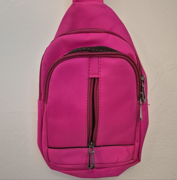 Handbags - 30-UV NEON HOT PINK SLING BAG PURSE
